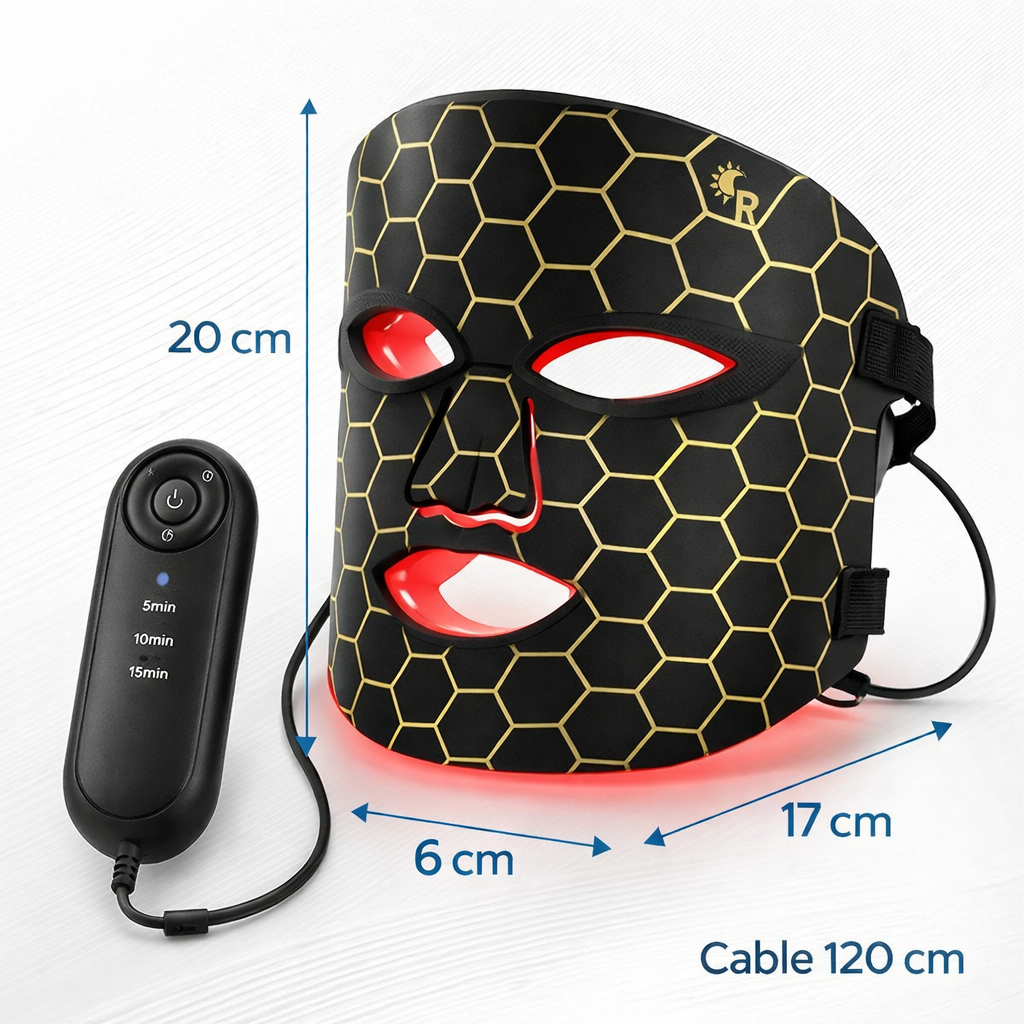 Mascarilla Led Facial Terapia Recargable